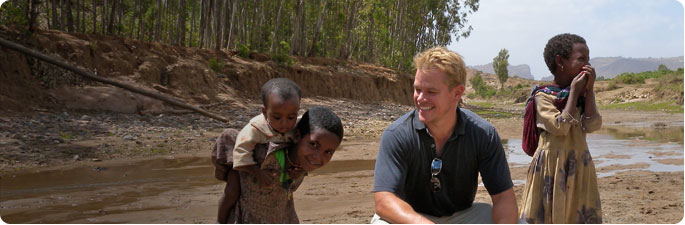Matt Damon Makes an Impact
